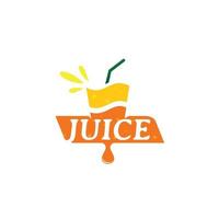 modelo de design de logotipo de suco vetor