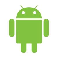 logotipo android em fundo transparente vetor