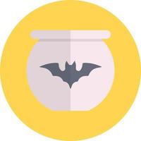 bat tigela ilustração vetorial em um icons.vector de qualidade background.premium para conceito e design gráfico. vetor