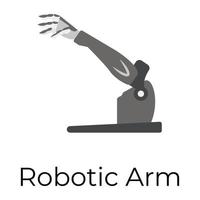 braço robótico da moda vetor