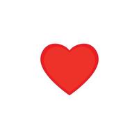 modelo de vetor de design de logotipo de coração. feliz dia dos namorados conceito. infinidade