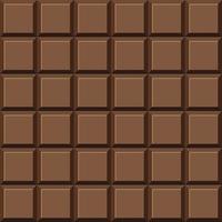 ilustração vetorial de padrão de barra de chocolate vetor
