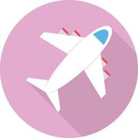 ilustração vetorial de viagem de avião em um icons.vector de qualidade background.premium para conceito e design gráfico. vetor