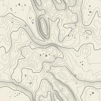 fundo de mapa topográfico vector sem emenda. padrão sem emenda do mapa de topografia de linha. grade geográfica do fundo do contorno. trilha de caminhada na montanha sobre o terreno. padrão ondulado sem emenda.