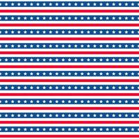 padrão sem emenda patriótico americano. fundo tradicional dos EUA. pano de fundo branco azul vermelho estrelas e listras. modelo vetorial para tecido, têxtil, papel de parede, papel de embrulho, etc. vetor