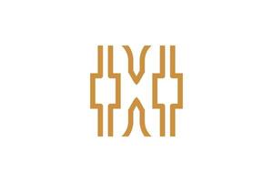 design de logotipo de letras h vetor