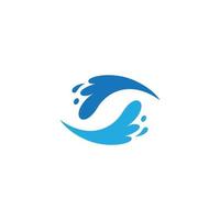 imagens do logotipo da onda de água vetor