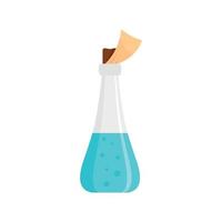 ícone de poção de química, estilo simples vetor