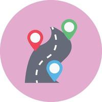 ilustração em vetor distância estrada em um icons.vector de qualidade background.premium icons para conceito e design gráfico.