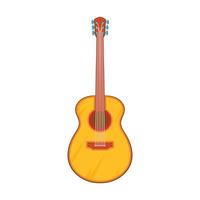 ícone da guitarra, estilo cartoon vetor