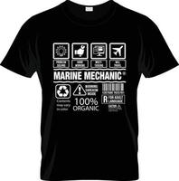 design de camiseta mecânica, slogan de camiseta mecânica e design de vestuário, tipografia mecânica, vetor mecânico, ilustração mecânica