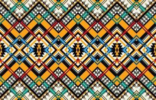 vetor de padrão sem emenda geométrico étnico abstrato. padrão de motivo asteca americano árabe africano. elementos vetoriais projetados para fundo, papel de parede, impressão, embrulho, azulejo, padrão de tecido. padrão de vetor.