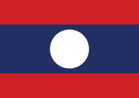 bandeira do laos vetor