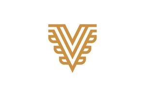 o logotipo monoline v vetor