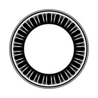 motivos ornamentais padrão em forma de círculo para decoração, padrão de motivos, ornamentado, fundo, site ou elemento de design gráfico. ilustração vetorial vetor
