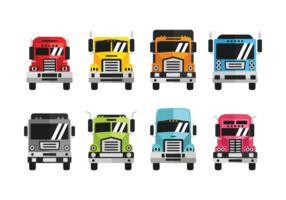Vector de ícones de camion