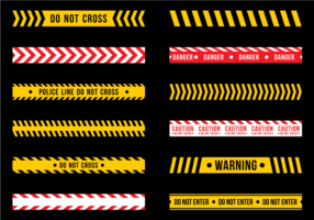 Livre Tape Vector Danger