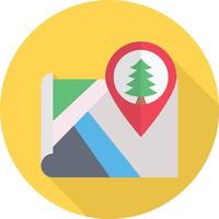 ilustração em vetor de localização de floresta em um icons.vector de qualidade background.premium para conceito e design gráfico.