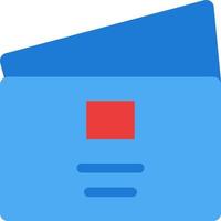 modelo de banner de ícone de vetor de ícone de cor plana de compras de pagamento global de crédito