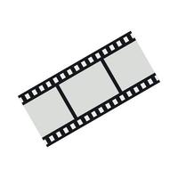 ícone de tira de filme em estilo simples vetor