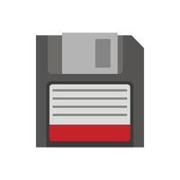 ícone de disquete, estilo simples vetor