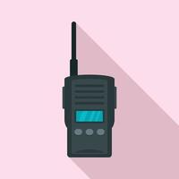 ícone de walkie talkie, estilo simples vetor