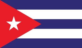 imagem da bandeira de kuba vetor