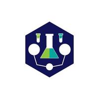 ilustração de modelo de vetor de logotipo de química