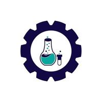 ilustração de modelo de vetor de logotipo de química