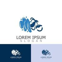 design de logotipo de lavagem de moto conceito elegante e esportivo vetor de limpeza