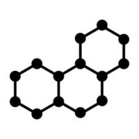 ícone de design moderno de fórmula química vetor