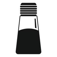 ícone de pote de sal, estilo simples vetor