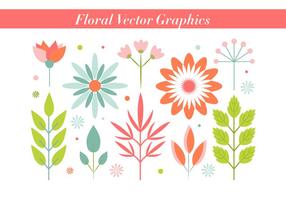 Fundo de Flores Vector Vintage