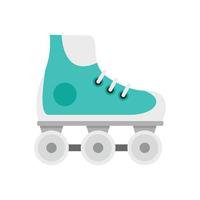 ícone de patins em linha infantil, estilo simples vetor