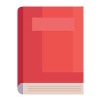 biblioteca de livros de texto vermelho vetor