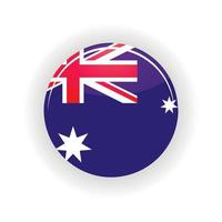 círculo de ícone da austrália vetor