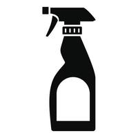 ícone de spray de garrafa de limpeza, estilo simples vetor