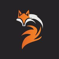 logotipo de raposa moderno limpo. ícone de vetor animal mínimo simples.
