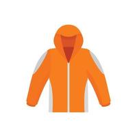 ícone de jaqueta de escalada, estilo simples vetor