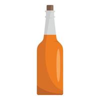 ícone de garrafa de cozinha, estilo simples vetor