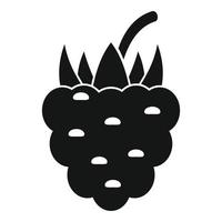 ícone de blackberry de dieta, estilo simples vetor