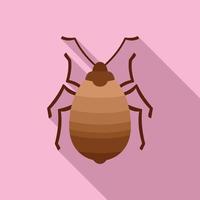 ícone de inseto bug, estilo simples vetor