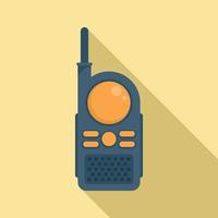 ícone de walkie-talkie de brinquedo, estilo simples vetor
