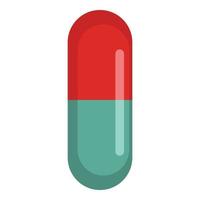 ícone de medicação, estilo cartoon vetor