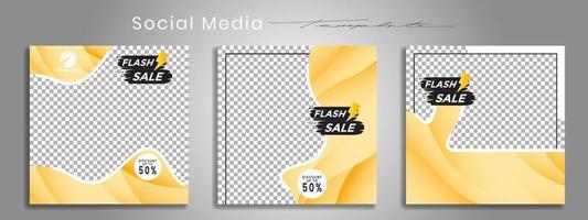 modelos editáveis do instagram. história de mídia social e quadros de postagem. design de layout para promoções de marketing. cobrir. conjunto de modelo de banner de venda. fundos de redes sociais. quebra-cabeças quadrados. vetor