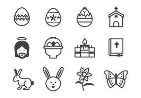 Free Vector Easter Icons