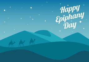 Livre Dia feliz Epiphany Vector Background