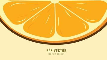 vetor eps abstrato de forma de fruta laranja