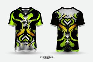fantástico design de camisa ondulada adequado para esportes, corridas, futebol, jogos e vetor de esportes eletrônicos