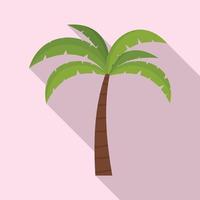 ícone de palmeira, estilo simples vetor